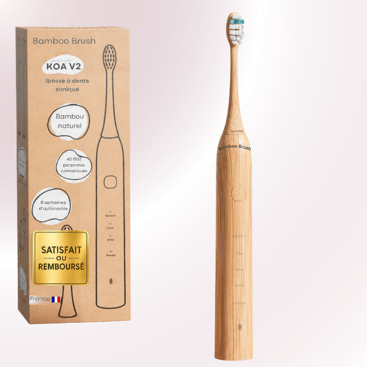 Bamboo Brush | Brosse à dents sonique robuste et durable