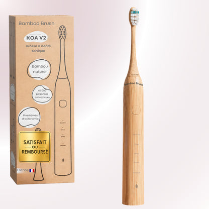 Bamboo Brush | Brosse à dents sonique robuste et durable