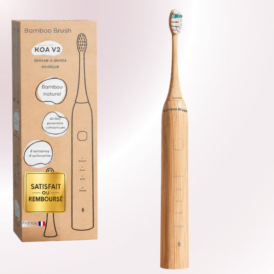 Bamboo Brush | Brosse à dents sonique robuste et durable