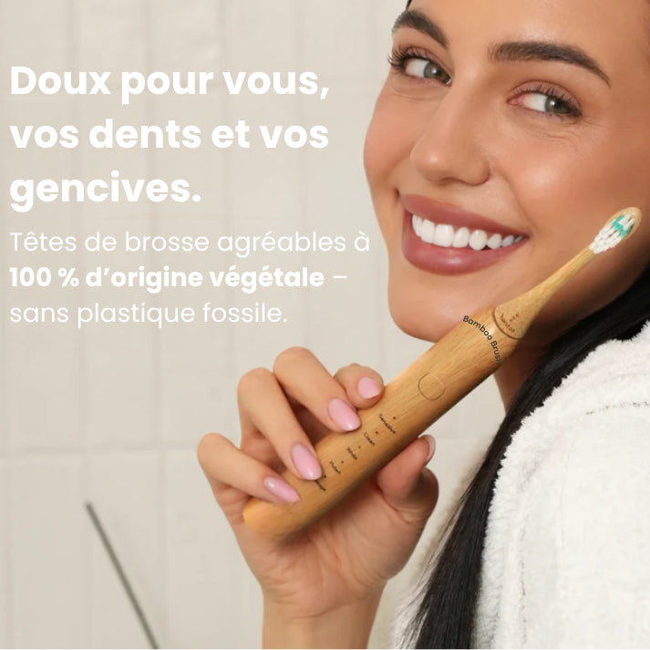 Bamboo Brush | Brosse à dents sonique robuste et durable