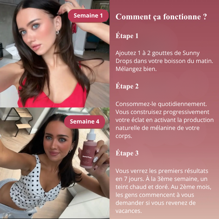 Sunny Drop | Gouttes autobronzantes