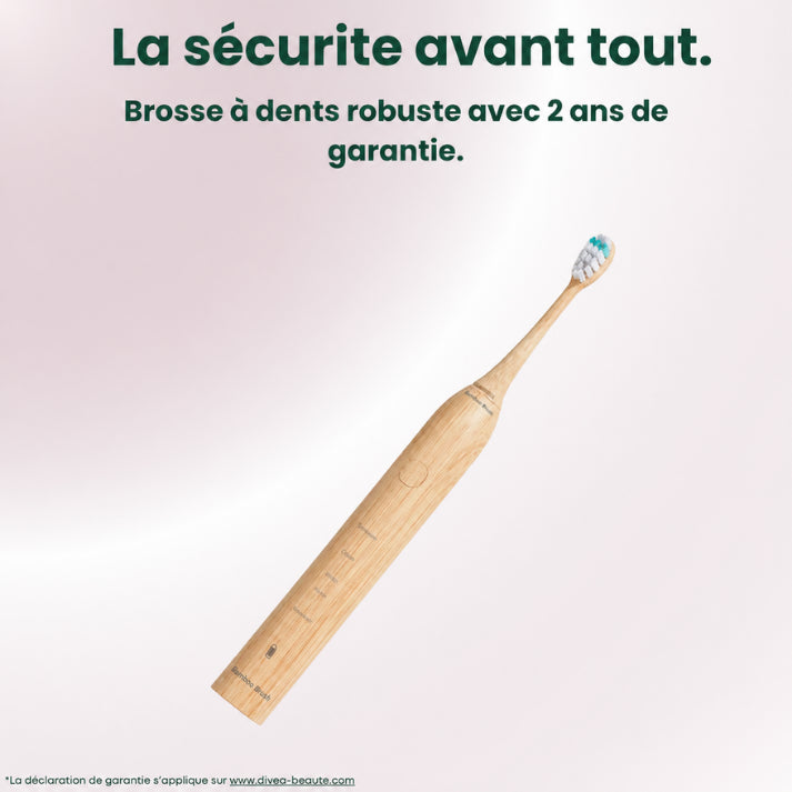 Bamboo Brush | Brosse à dents sonique robuste et durable
