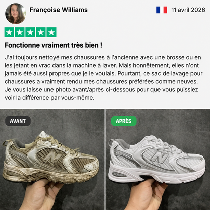 ComNeuf™ - Des chaussures propres en 30 minutes, sorties de la machine à laver