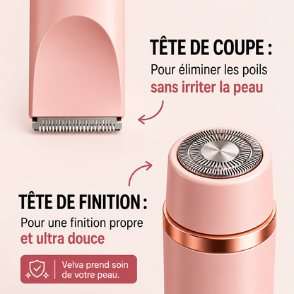 Velva™ | Rasoir 2-en-1 corps et maillot