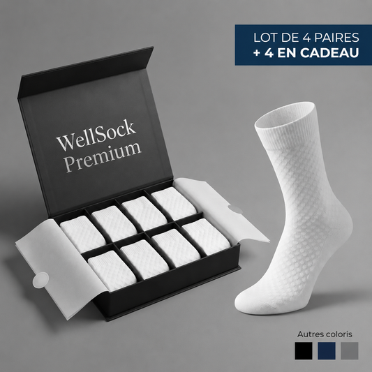 WellSock Premium™ CHAUSSETTES MI-MOLLET EN FIBRE DE BAMBOU