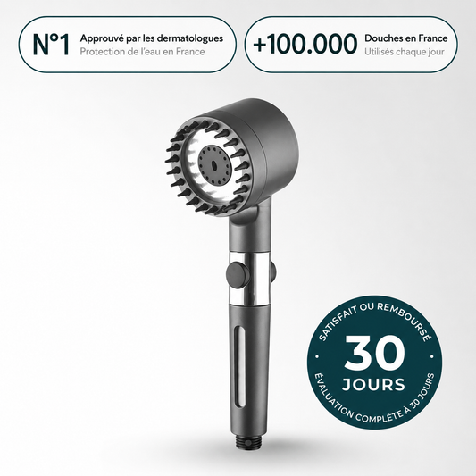 Protégez votre peau, vos cheveux et votre santé avec le pommeau Naïa™