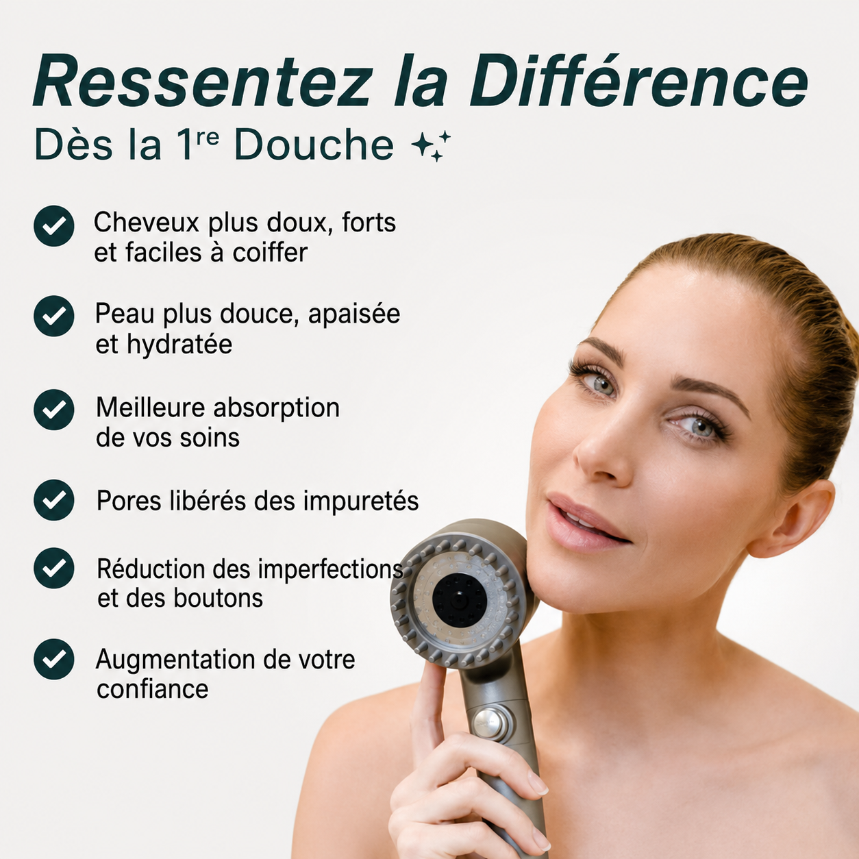 Protégez votre peau, vos cheveux et votre santé avec le pommeau Naïa™