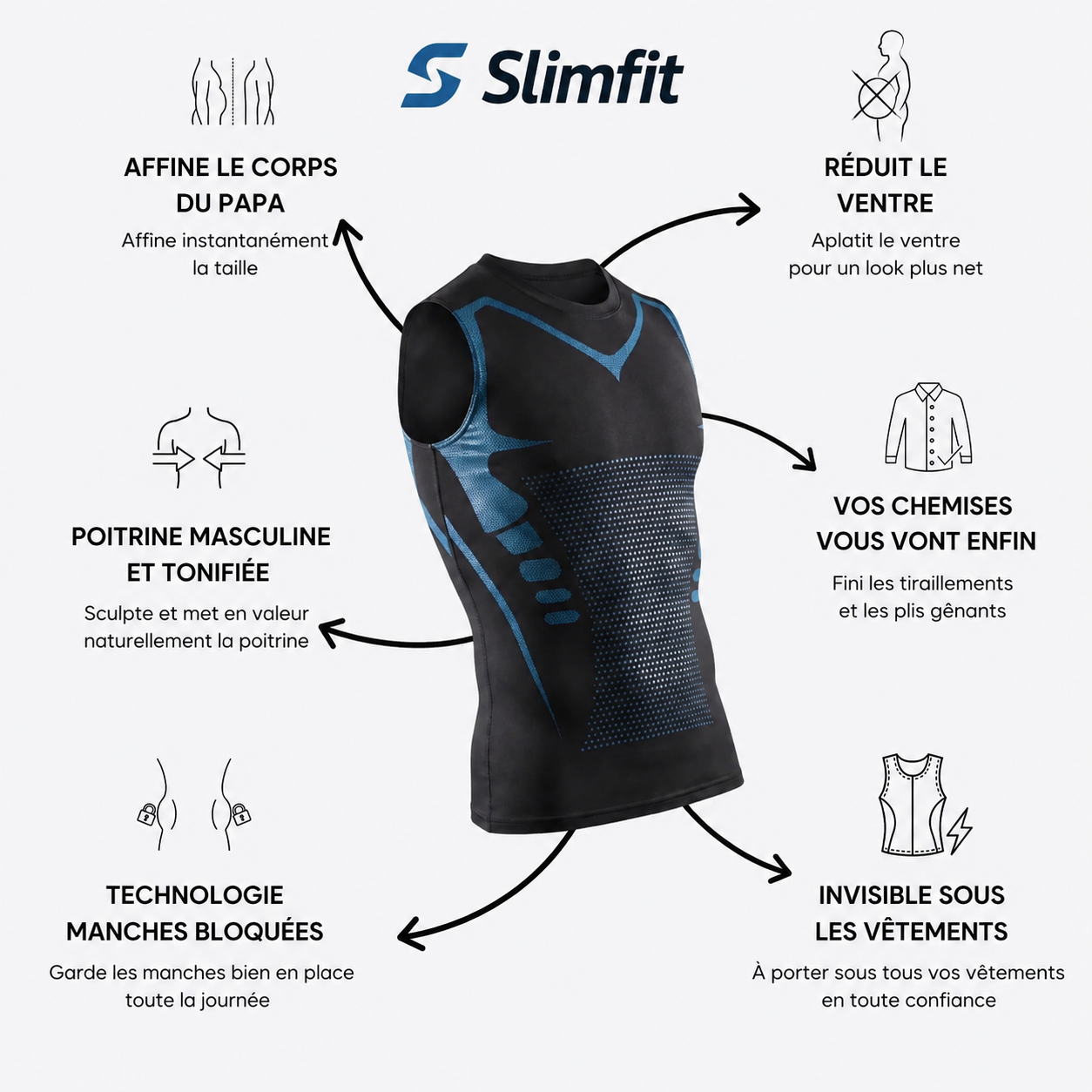 SlimFit™ Plus jamais préoccupé par votre ventre