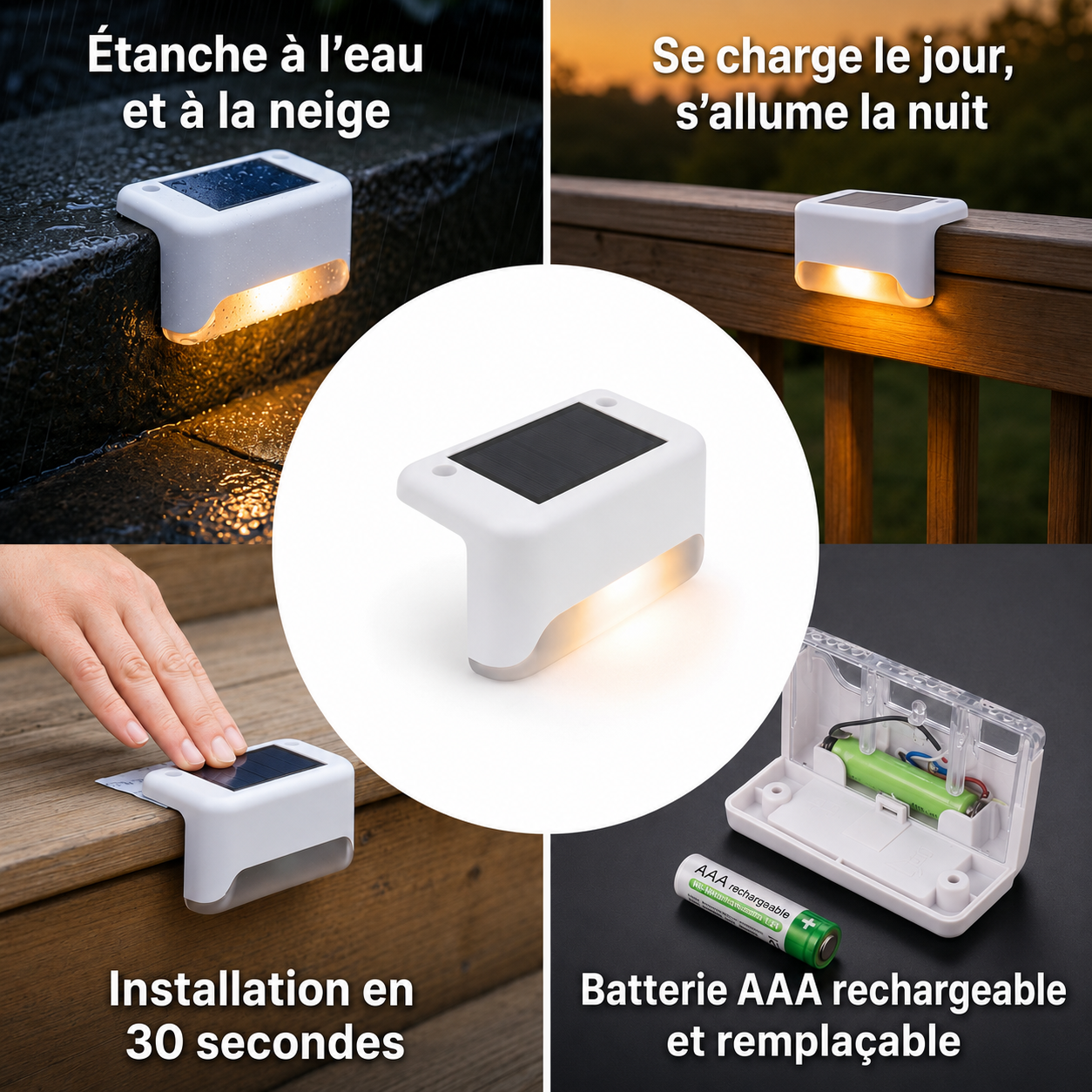 Lumio™ – 10 secondes d'installation, des soirées éclairées à l'infini.