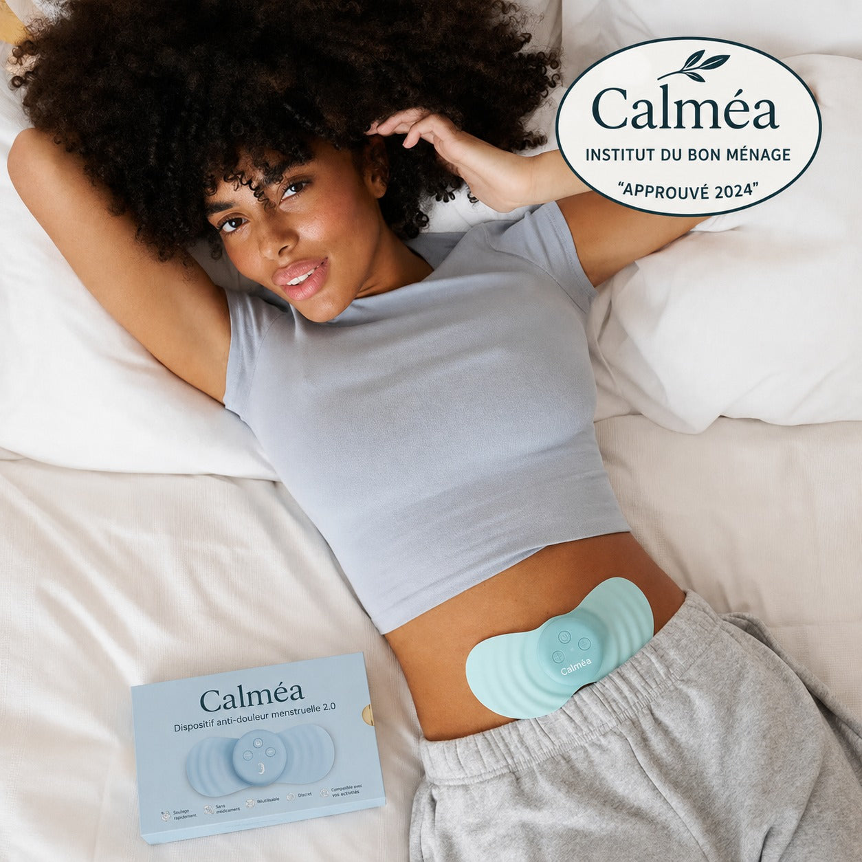 Calméa — Ton allié 2.0 contre les douleurs menstruelles
