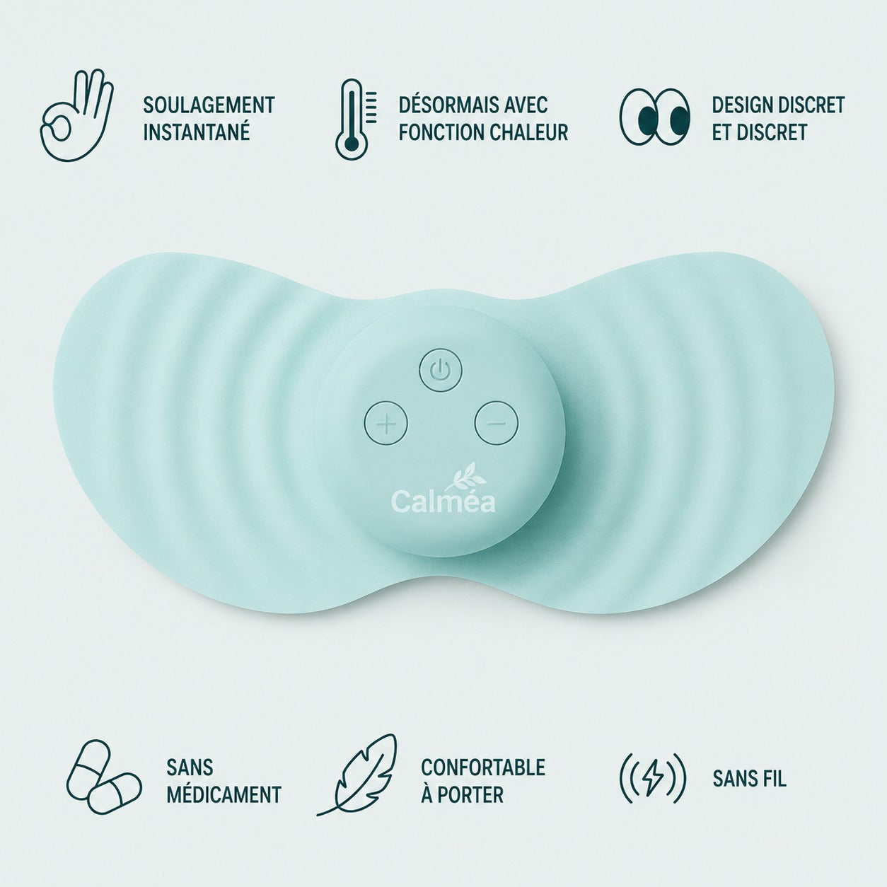 Calméa — Ton allié 2.0 contre les douleurs menstruelles